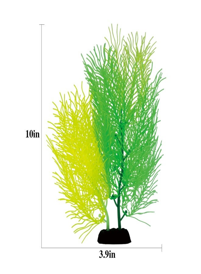 LPFLASAT Big-Yellow Aquarium Decor Artificial Plant Glowing Aquatic Plants Silicone Ornament for Fish Tank Landscape Decoration Betta Fish Tank Decor (1 Count) - Image 4